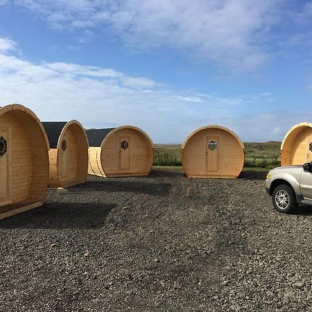 Framtid Camping Lodging Barrels Djúpivogur エクステリア 写真