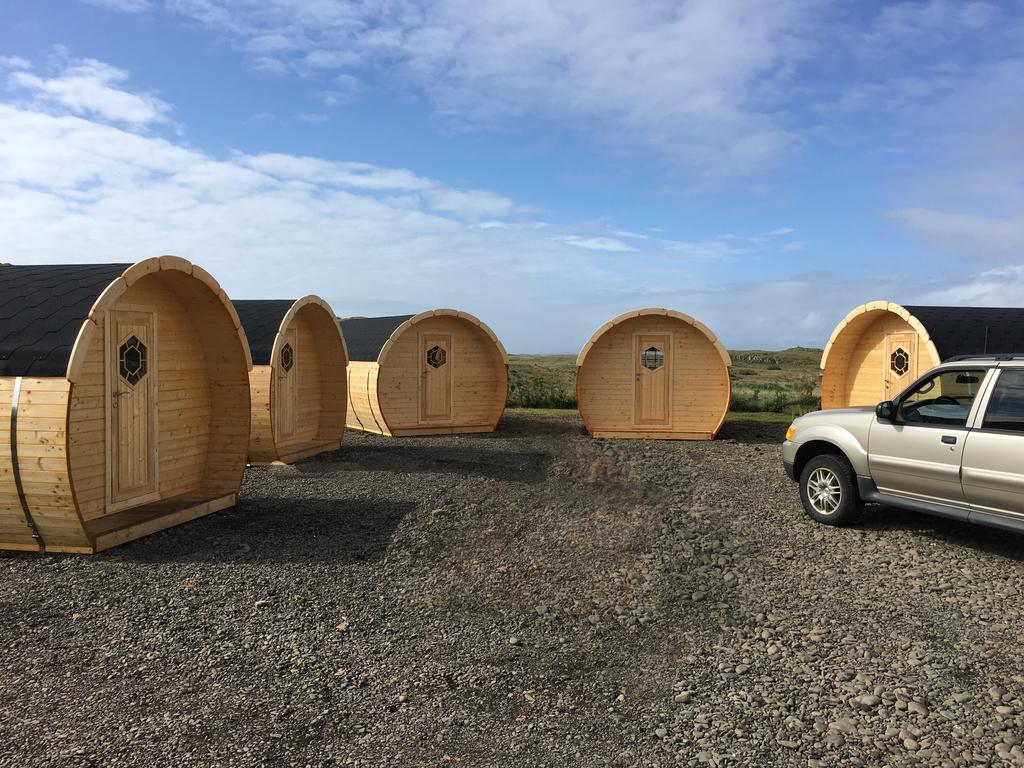Framtid Camping Lodging Barrels Djúpivogur エクステリア 写真